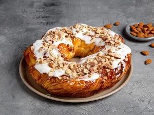 ROSCA TRENZADA DE ALMENDRAS