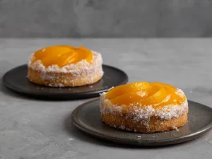 TARTELETA DE DURAZNOS