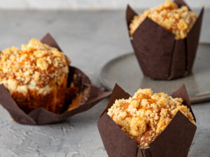 Muffin Crumble de Manzana